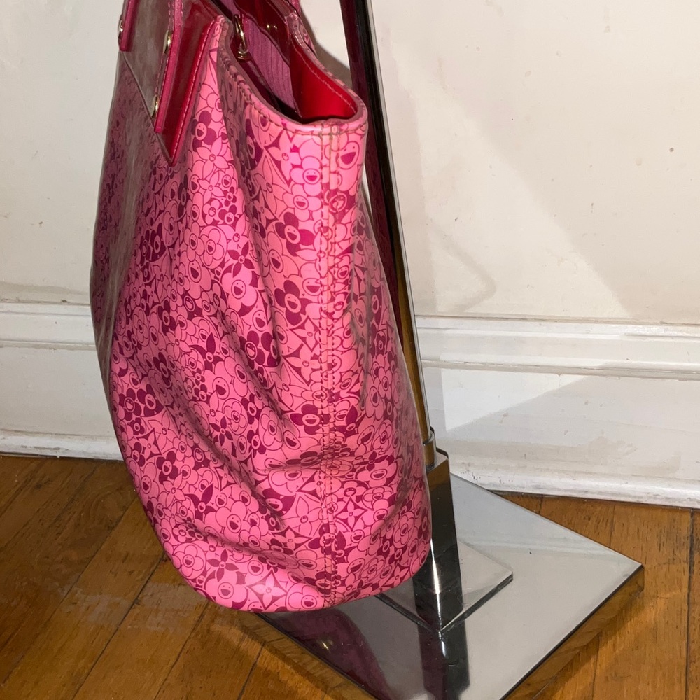 Louis Vuitton Pink Cosmo Blossom Tote Bag by Takashi Murakami Rare( EUC) - Picture 11 of 13